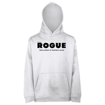 I’m A Rogue - Kids Hoodie – Core Statement White  Thumbnail
