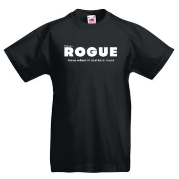 I’m A Rogue - Kids original T – Core Statement Black  Thumbnail