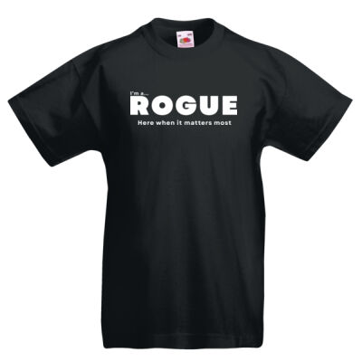I’m A Rogue - Kids original T – Core Statement Black  Thumbnail