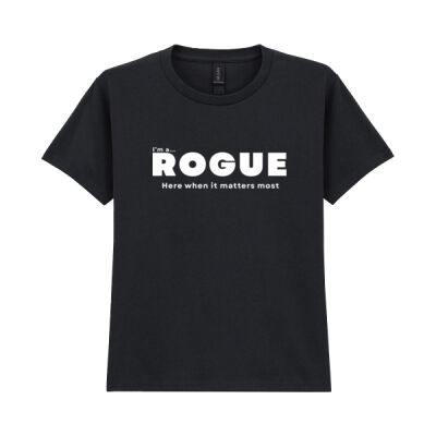 I’m A Rogue - Youth T-shirt – Core Statement Black  Thumbnail