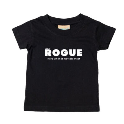 I’m A Rogue - Baby/toddler t-shirt – Core Statement Black  Thumbnail