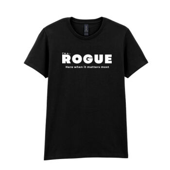 I’m A Rogue - Women's t-shirt – Core Statement Black  Thumbnail