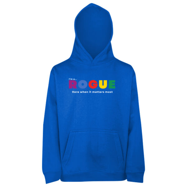 I’m A Rogue - Kids Hoodie – Bold Statement Colour  Thumbnail