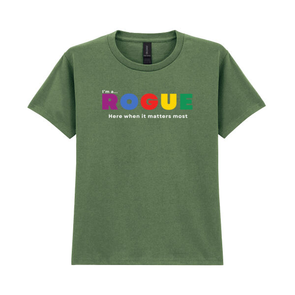 I’m A Rogue - Youth T-shirt – Bold Statement Colour  Thumbnail