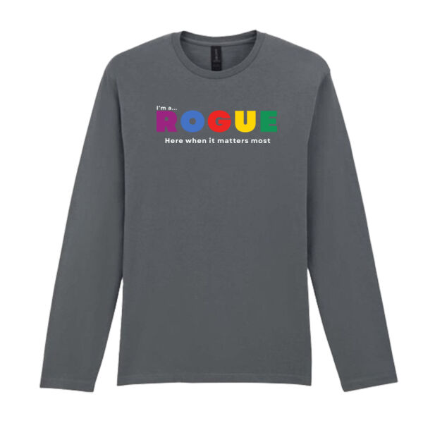 I’m A Rogue - Long sleeve t-shirt  – Bold Statement Colour  Thumbnail