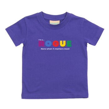 I’m A Rogue - Baby/toddler t-shirt – Bold Statement Colour  Thumbnail