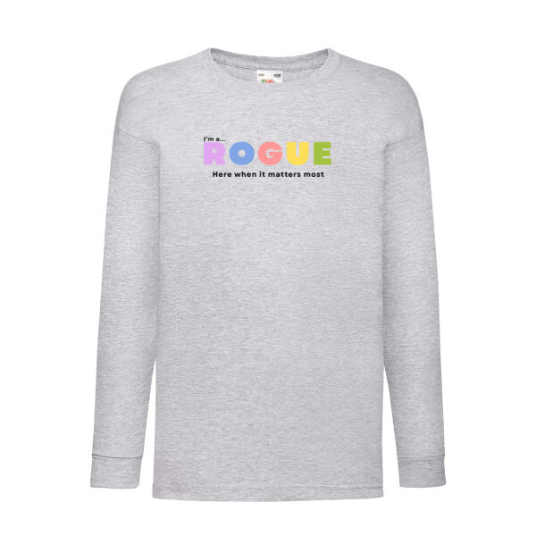 I’m A Rogue - Kids long sleeve T – Soft Statement  Thumbnail