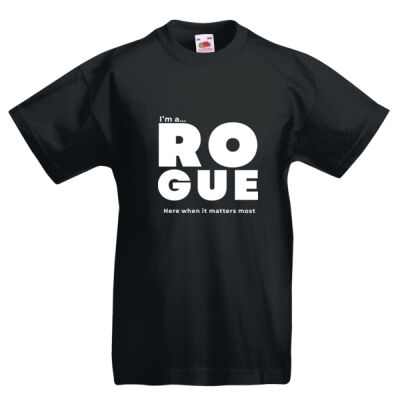 I’m A Rogue - Kids original T – Core Statement Black  Thumbnail