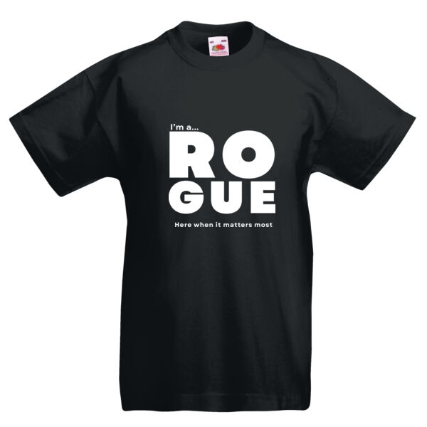 I’m A Rogue - Kids original T – Core Statement Black  Thumbnail