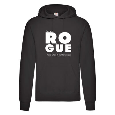 I’m A Rogue - Adult Hoodie – Core Statement Black  Thumbnail