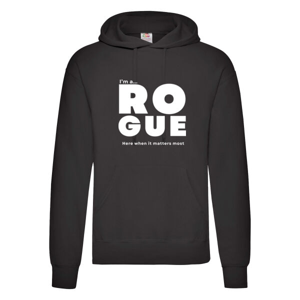 I’m A Rogue - Adult Hoodie – Core Statement Black  Thumbnail