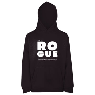 I’m A Rogue - Kids Hoodie – Core Statement Black  Thumbnail