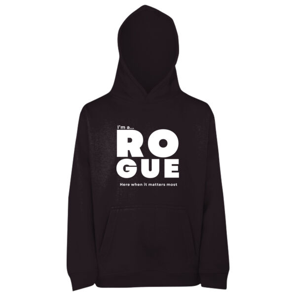 I’m A Rogue - Kids Hoodie – Core Statement Black  Thumbnail