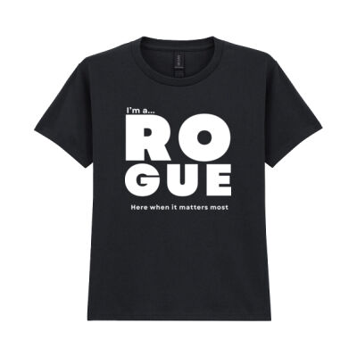 I’m A Rogue - Youth T-shirt – Core Statement Black  Thumbnail