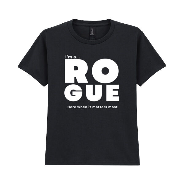 I’m A Rogue - Youth T-shirt – Core Statement Black  Thumbnail