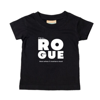 I’m A Rogue - Baby/toddler t-shirt – Core Statement Black  Thumbnail