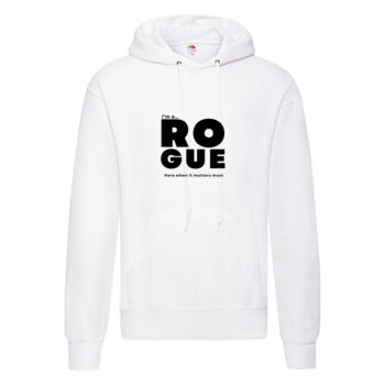 I’m A Rogue - Adult Hoodie – Core Statement White  Thumbnail