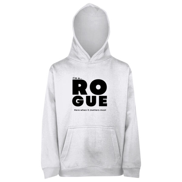 I’m A Rogue - Kids Hoodie – Core Statement White  Thumbnail