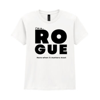 I’m A Rogue - Youth T-shirt – Core Statement White  Thumbnail