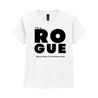 I’m A Rogue - Youth T-shirt – Core Statement White  Thumbnail