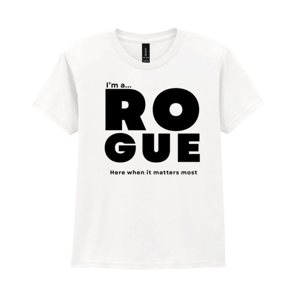 I’m A Rogue - Youth T-shirt – Core Statement White  Thumbnail