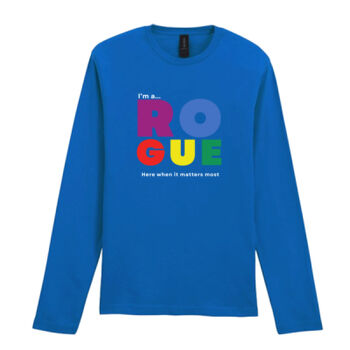 I’m A Rogue - Long sleeve t-shirt – Bold Statement Colour  Thumbnail