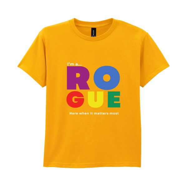 I’m A Rogue - Youth T-shirt – Bold Statement Colour  Thumbnail