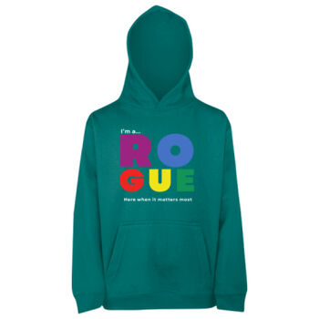 I’m A Rogue Kids Hoodie – Bold Statement Colour  Thumbnail