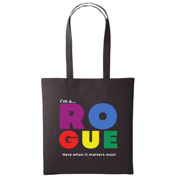 Bold Square Statement - Cotton shopper long handle Thumbnail