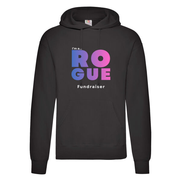 I'm A Rogue - Fundraiser - Adult hooded sweatshirt Thumbnail