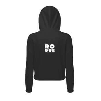I’m A Rogue - Women's Full-Zip Hoodie – Core Statement Black  Thumbnail