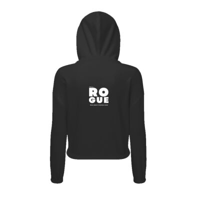 I’m A Rogue - Women's Full-Zip Hoodie – Core Statement Black  Thumbnail