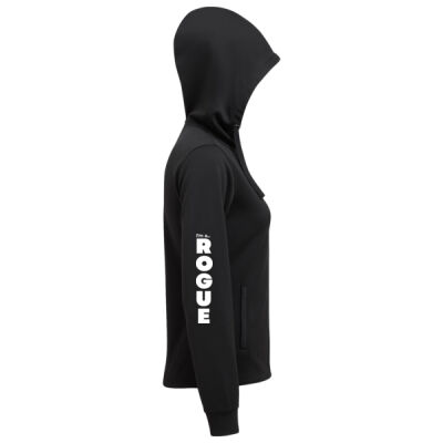 I’m A Rogue - Women's Hoodie - Full Zip – Core Statement Black  Thumbnail