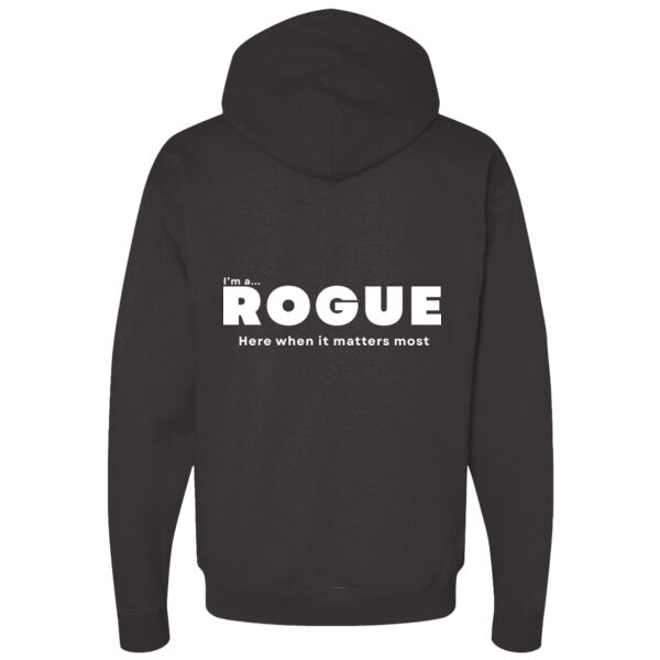 I’m A Rogue - Adult Hoodie – Core Statement Black  Thumbnail
