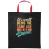 Varsity cotton shopper short handle Thumbnail