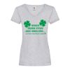 Women's valueweight v-neck T Thumbnail