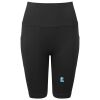 Women’s TriDri® ribbed seamless '3D Fit' cycle shorts Thumbnail